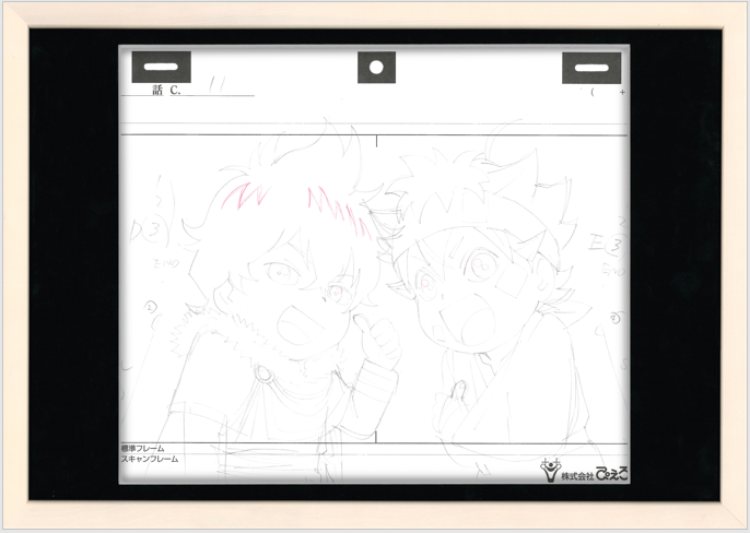 Boceto original de Black Clover (Yuno, Asta)