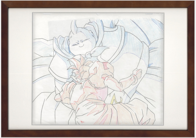 Dragon Ball Z Original Drawing (Shin & Majin Buu)