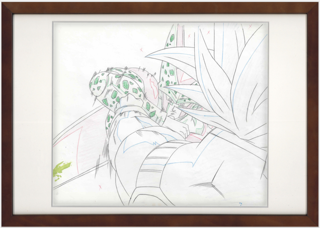 Dragon Ball Z Original Drawing (Cell vs Trunks)