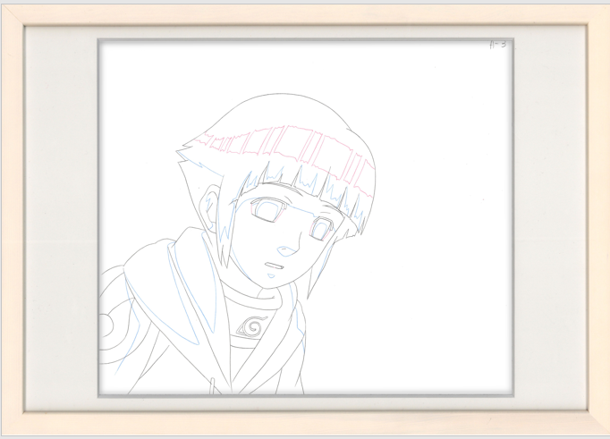 Naruto Original Sketch (Hinata Hyuga) 6 pages Set