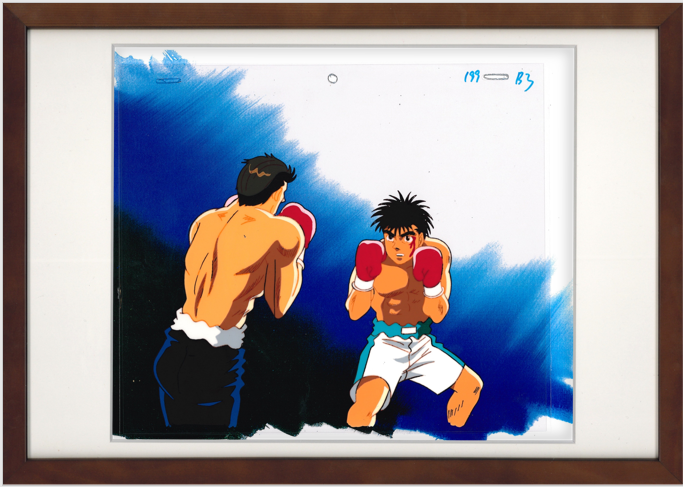 Hajime No Ippo Original Cel and Sketch (Ippo Makunouchi)