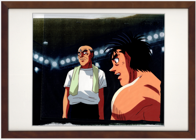 Hajime No Ippo Original Cel and Sketch (Ippo Makunouchi & Genji Kamogawa)