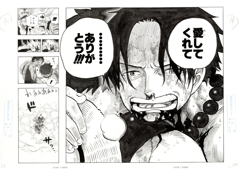 ONE PIECE Numbered Lottery Won Limited Reproduction (Ace Death)