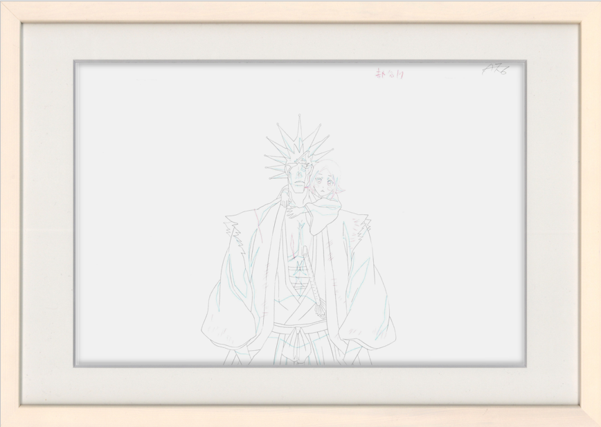 Bleach Original Drawing (Zaraki Kenpachi & Kusajishi Yachiru)