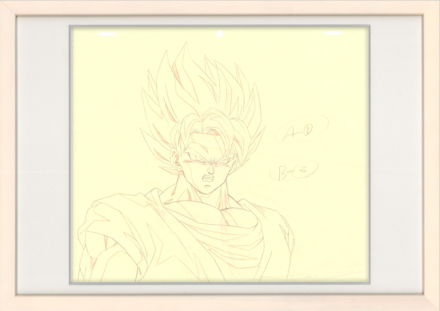 DragonballZ Original Drawing 2 Page Set (Son Goku)