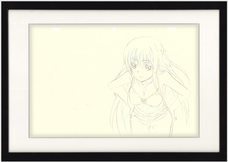 The Fruit of Grisaia Original Drawing (Amane Suou, Yuuji Kazami) 6-page Set & Timesheet