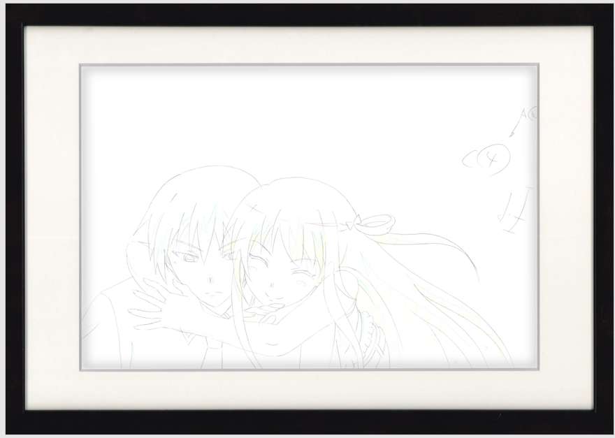 The Fruit of Grisaia Original Drawing (Amane Suou, Yuuji Kazami) 6-page Set