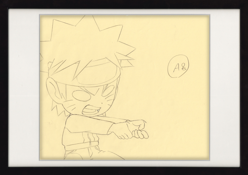 Naruto Original Drawing (Naruto Uzumaki ) 2-page Set