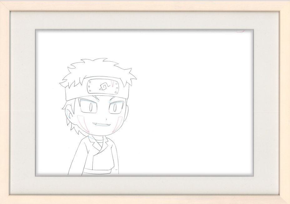 NARUTO Spin-Off: Rock Lee & His Ninja Pals Original Drawing (Kiba Inuzuka)