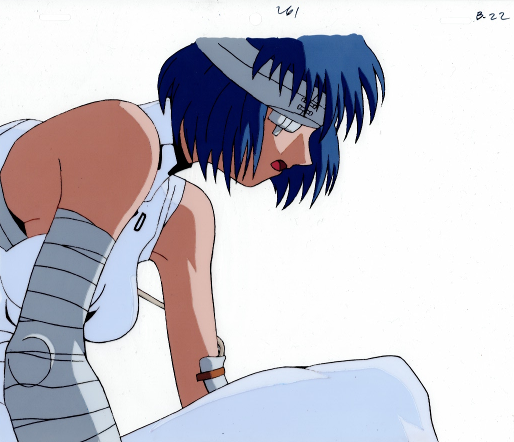 Neon Genesis Evangelion Original Sketch & Cel (Ayanami Rei)