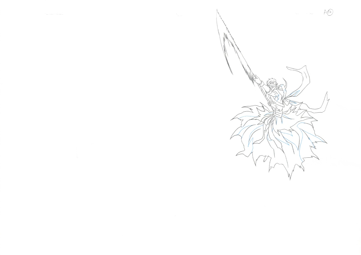 Bleach Original Drawing (Byakuya Kuchiki vs Koga Kuchiki) 9 pages Set