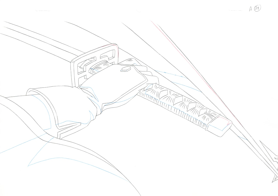 Bleach Original Drawing (Byakuya Kuchiki vs Koga Kuchiki) 9 pages Set