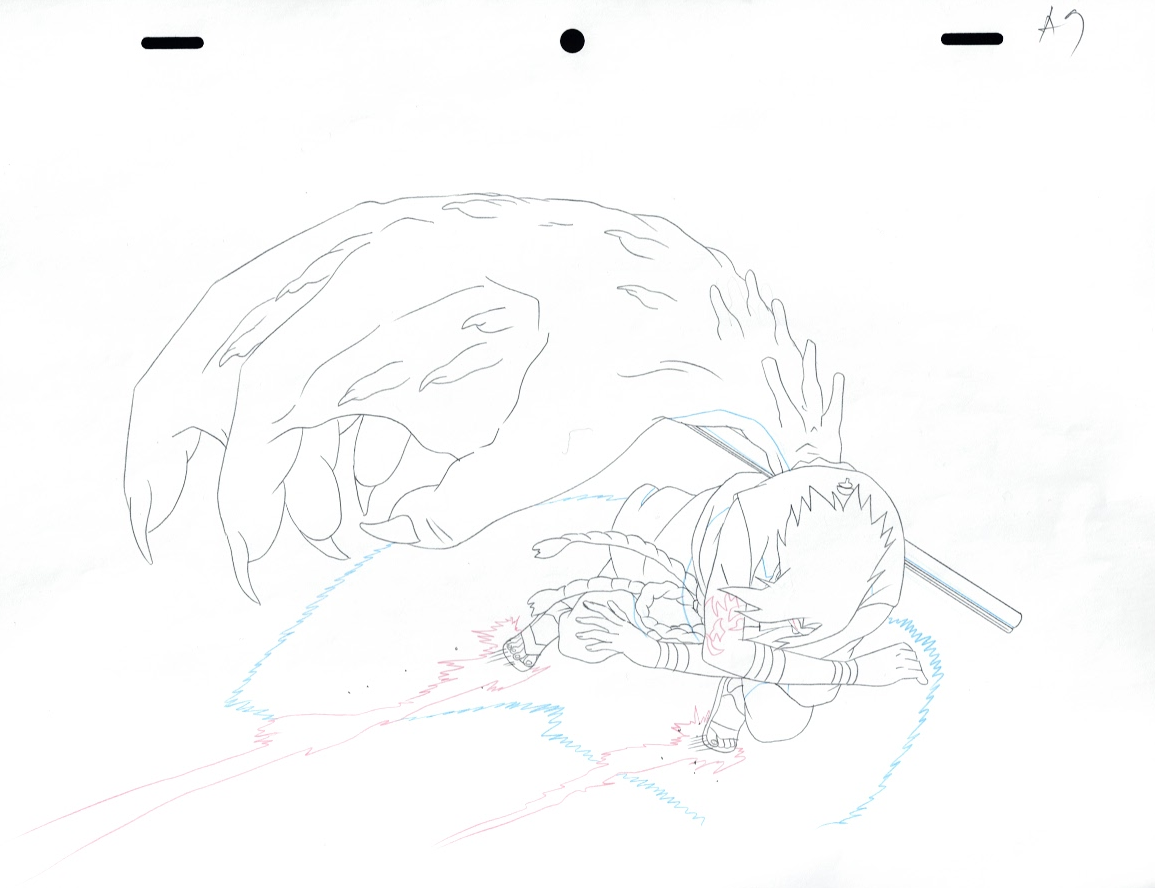 Naruto Original Sketch (Uchiha Sasuke)