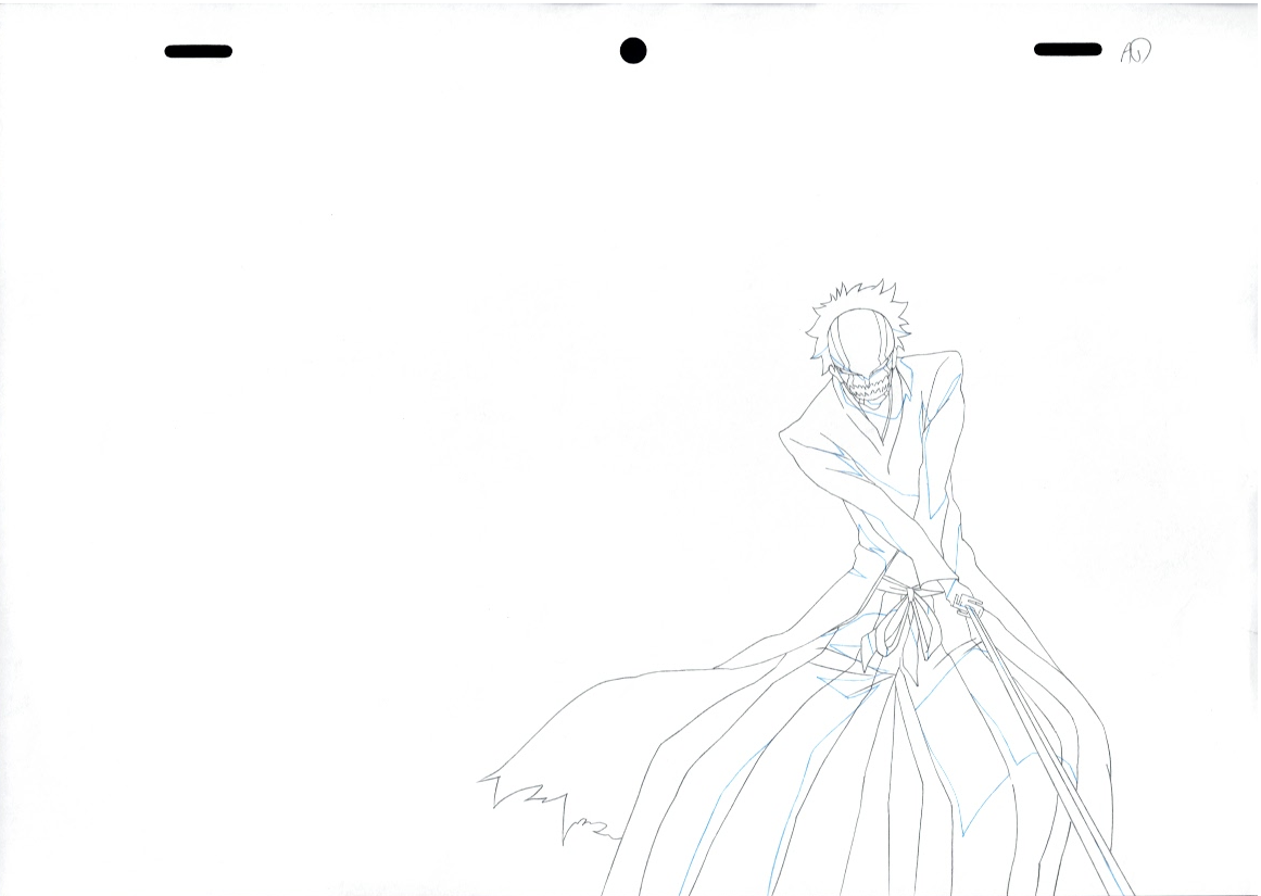 Bleach  “Ichigo Kurosaki＆Kagerōza Inaba“  Original Drawing 4 Page Set