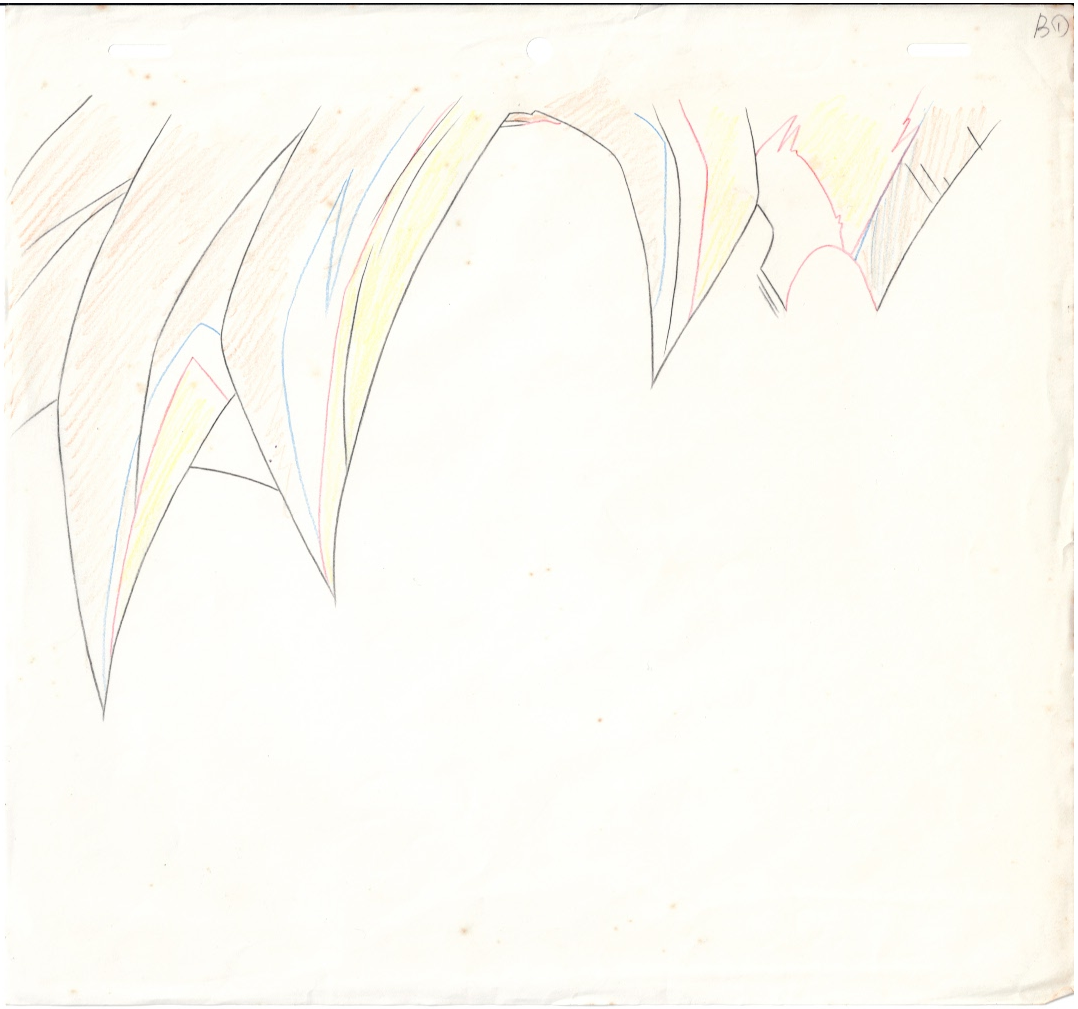 Dragon Ball Z Original Cel, Drawing, and Background 6-piece set (Gohan)