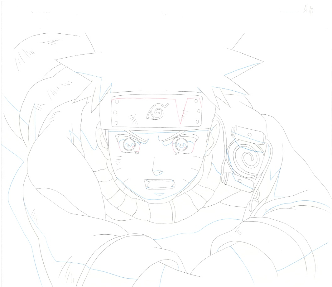 Naruto Original Sketch (Naruto Uzumaki) 5 page Set