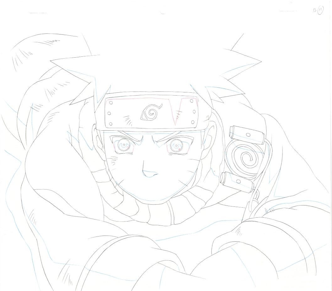 Naruto Original Sketch (Naruto Uzumaki) 5 page Set