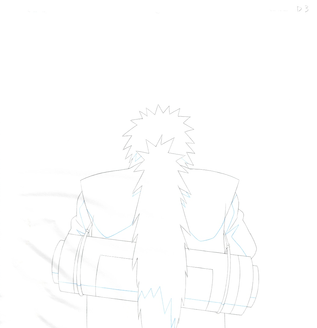 Naruto Original Sketch (Jiraiya) 2 page Set