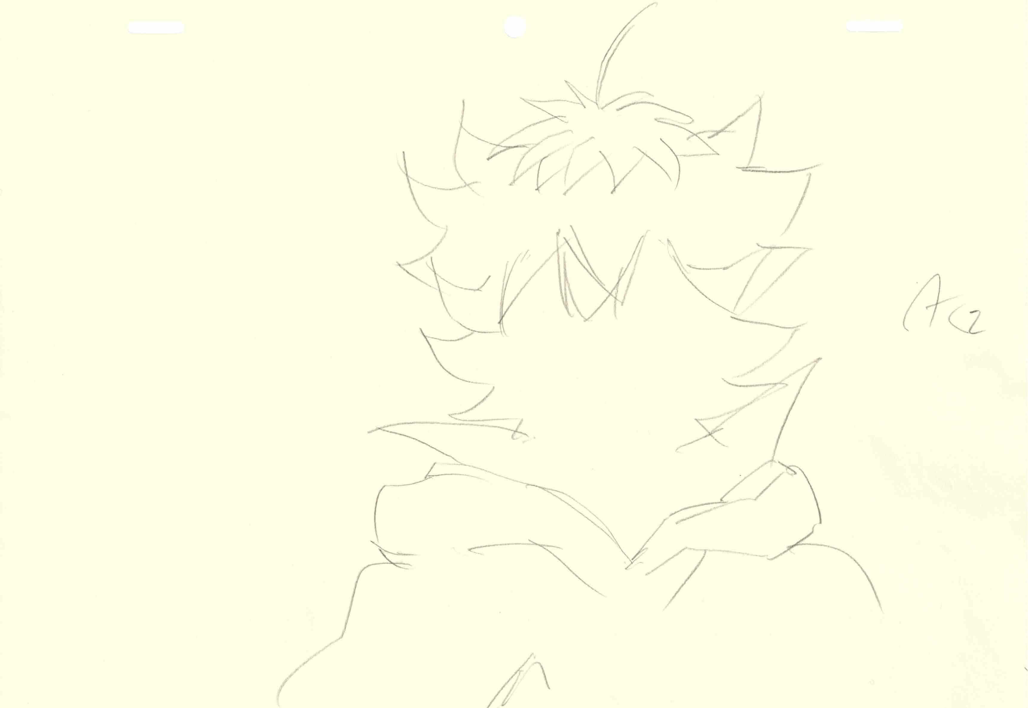 Boceto original de Black Clover (Asta), set de 5 páginas