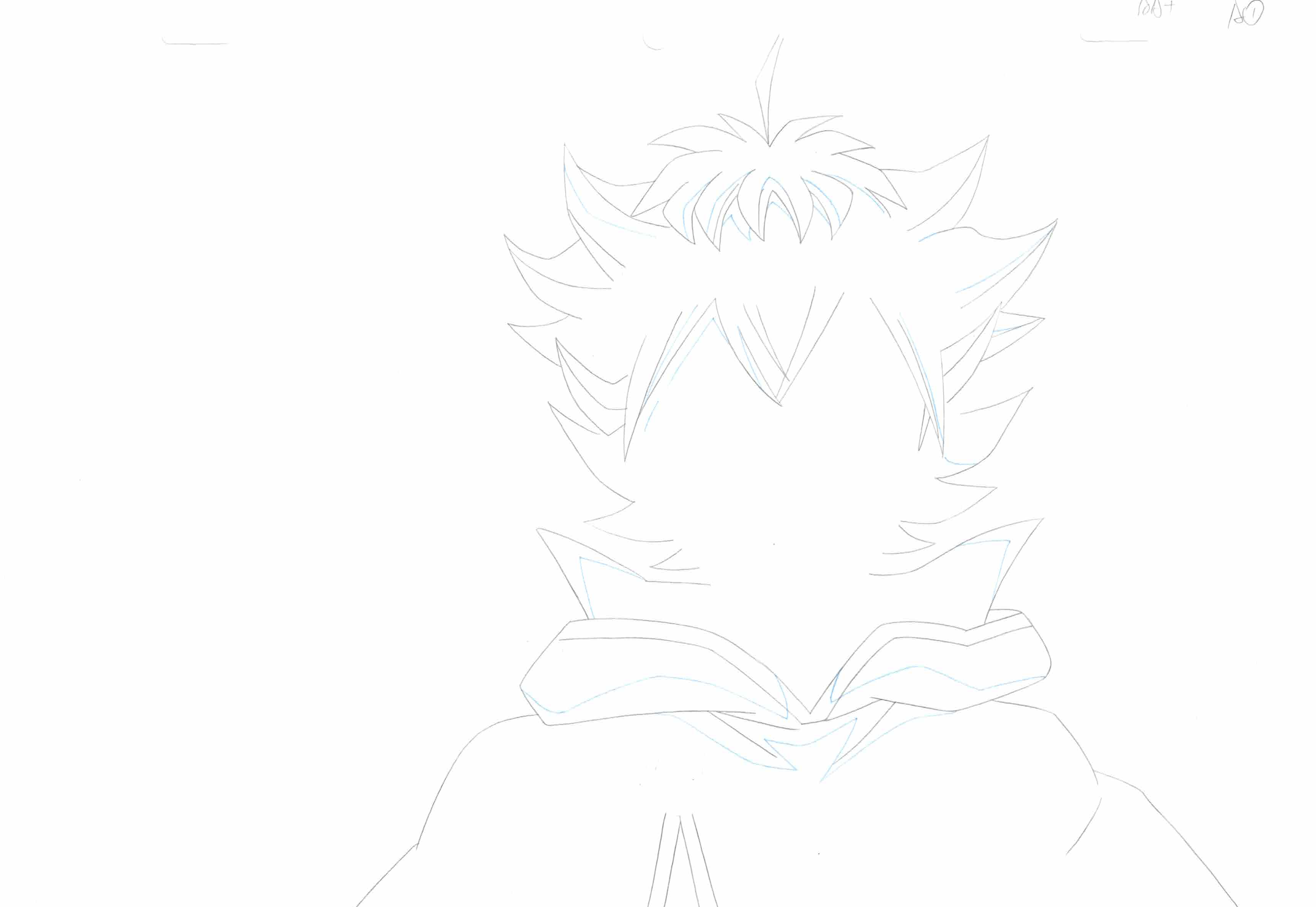 Boceto original de Black Clover (Asta), set de 5 páginas