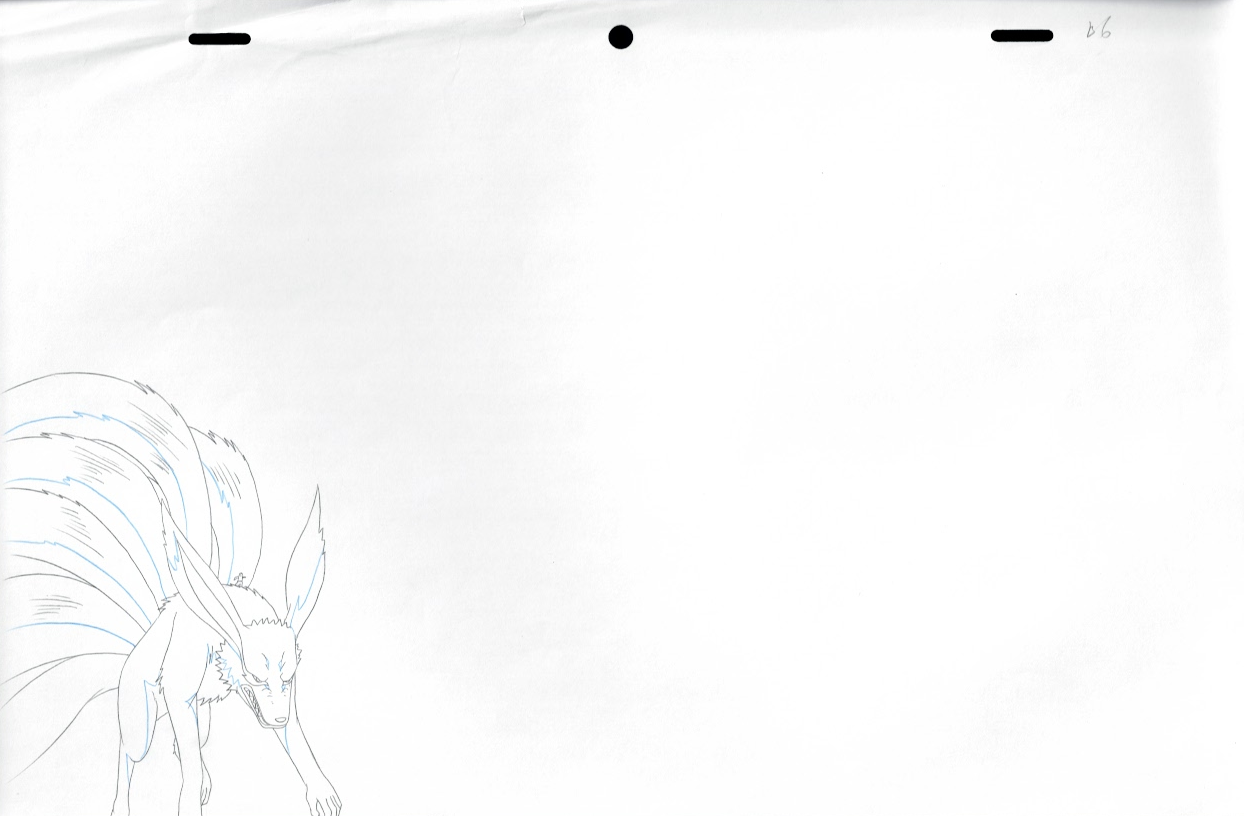 Naruto Original Sketch (Kurama/Nine-Tails)