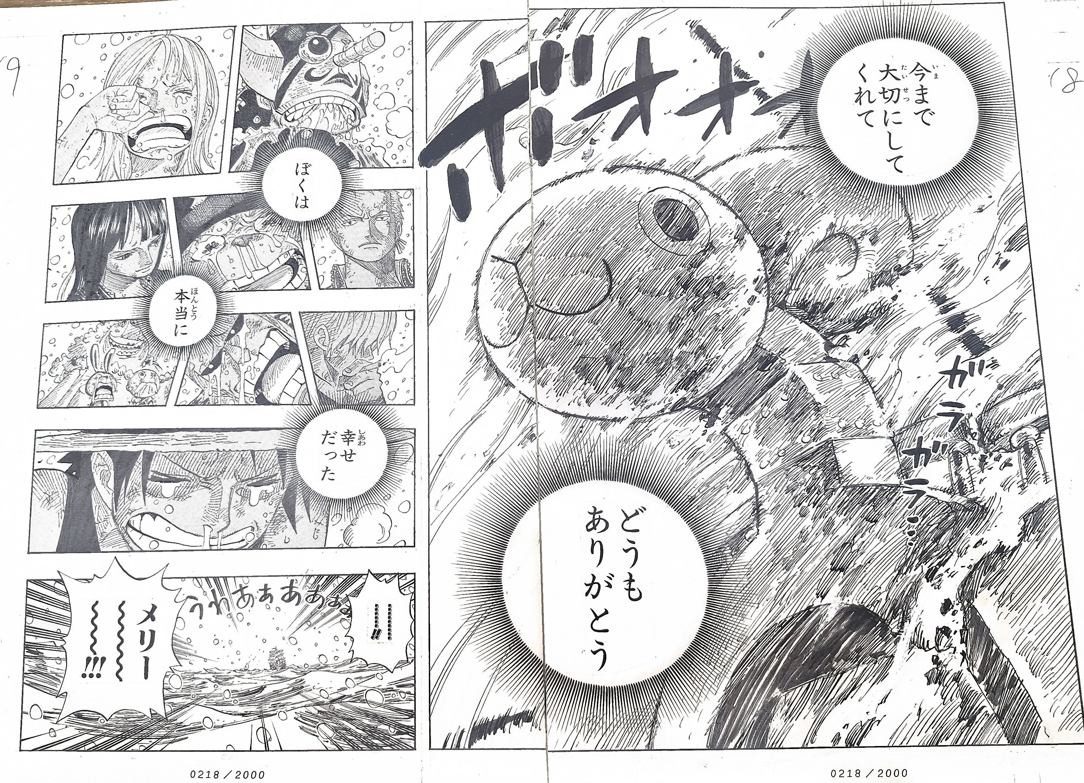 ONE PIECE Numbered Lottery Won Limited Reproduction (Going Merry & Luffy‘s Crew)