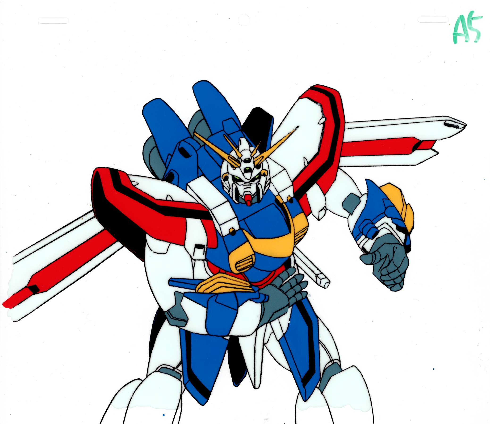 Mobile Fighter G Gundam Original Cel & Copy Background (God Gundam)
