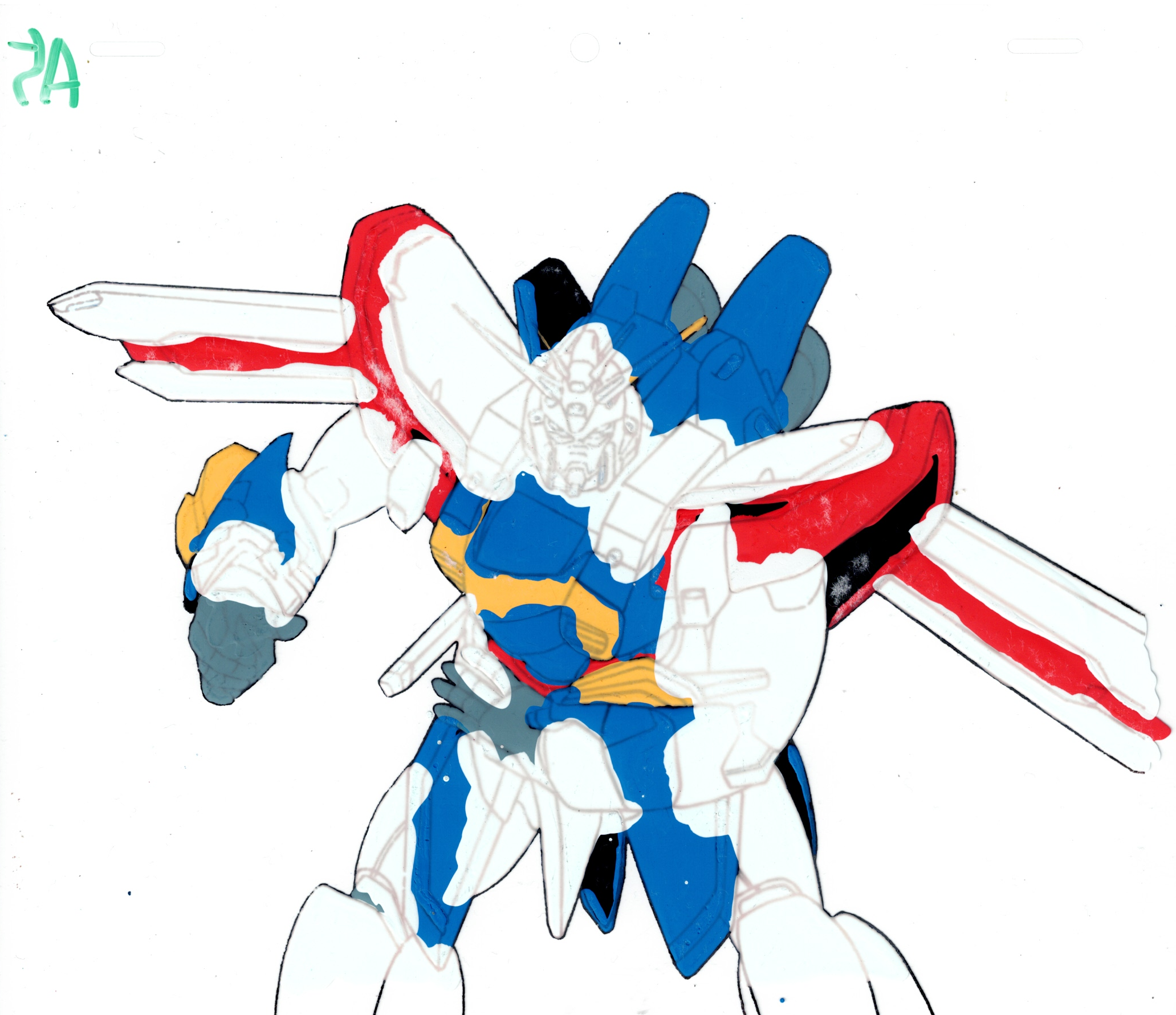 Mobile Fighter G Gundam Original Cel & Copy Background (God Gundam)