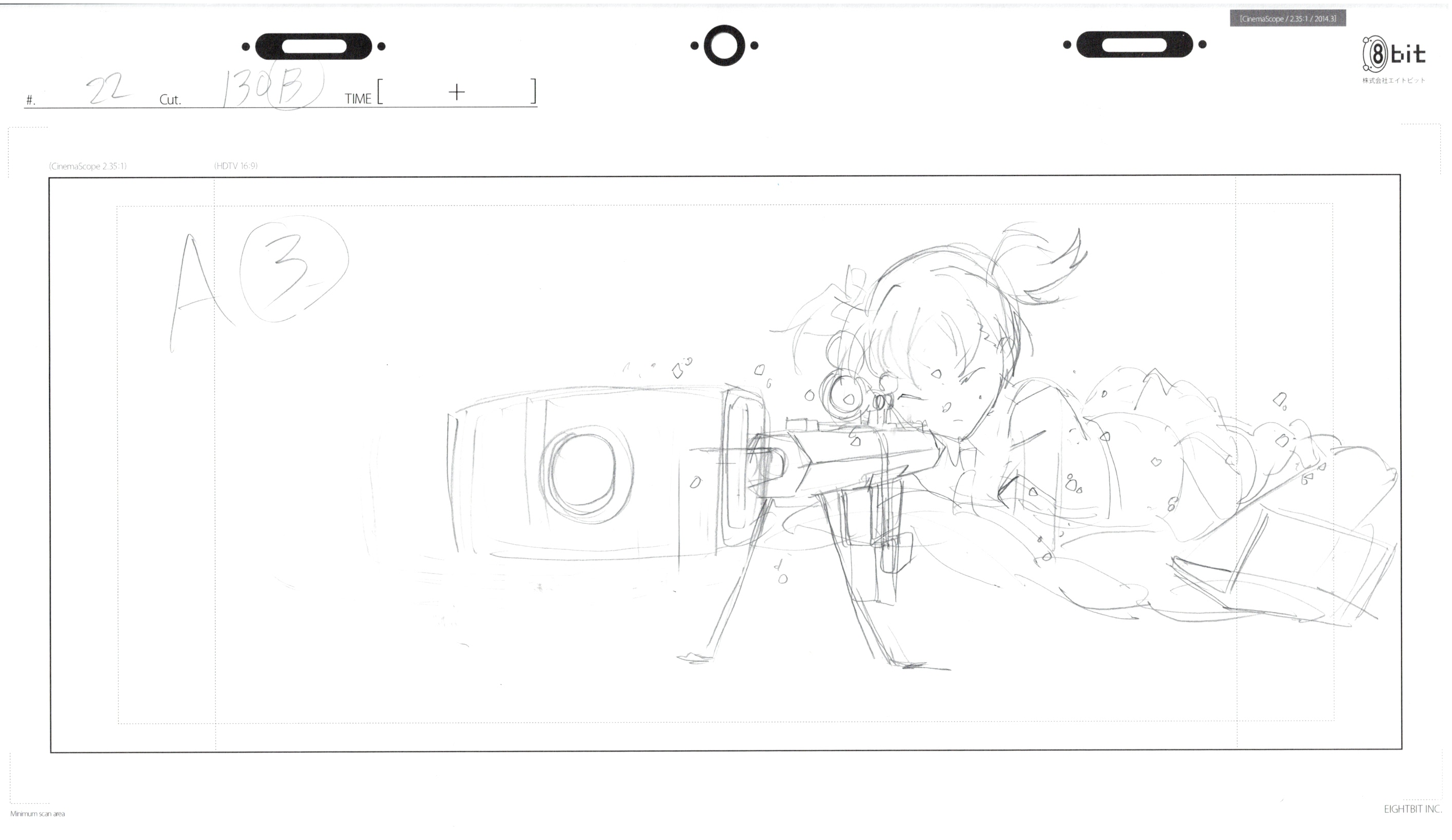 The Fruit of Grisaia Original Drawing (Makina Irisu) 9-page Set