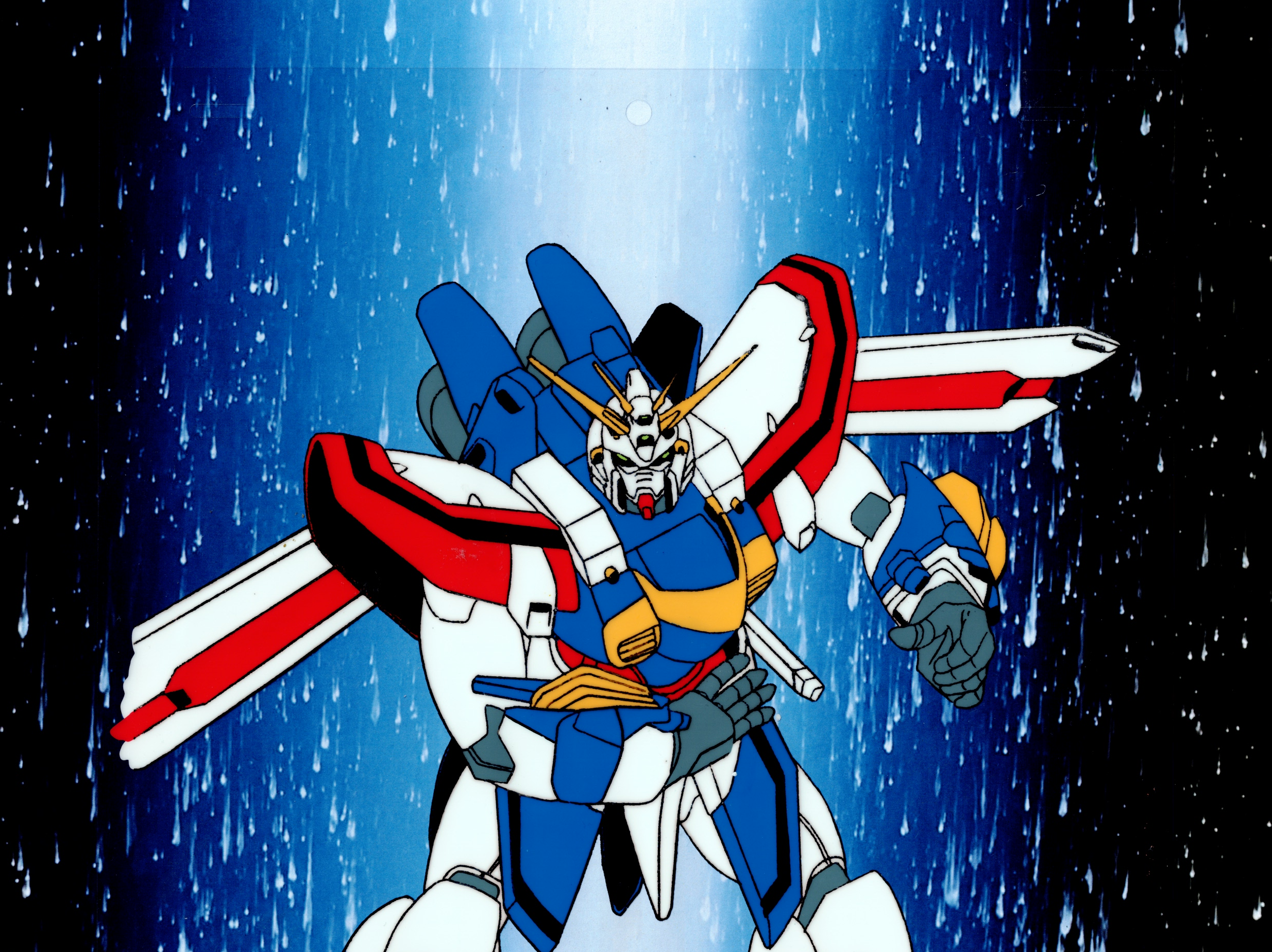 Mobile Fighter G Gundam Original Cel & Copy Background (God Gundam)