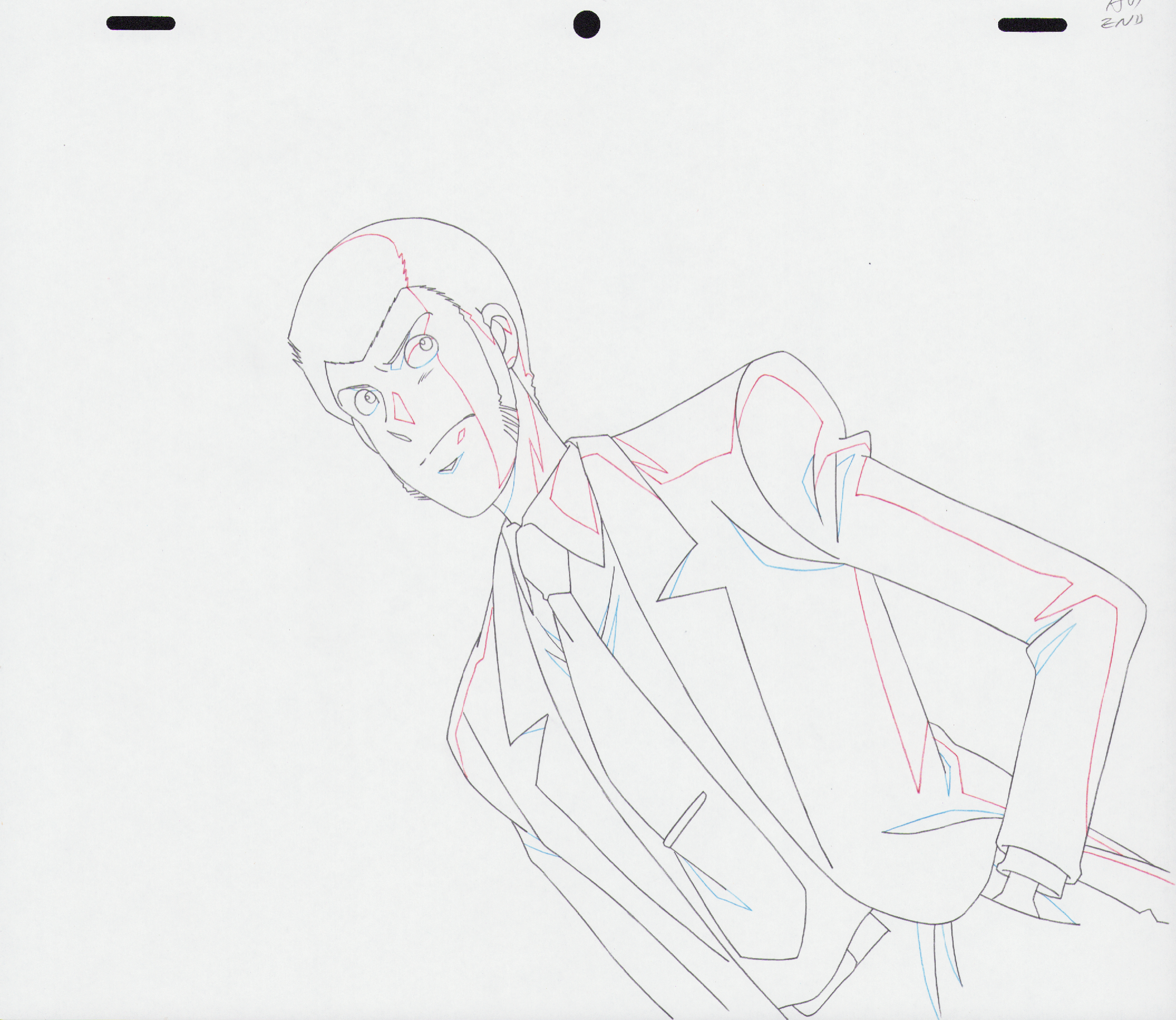 Ensemble de 2 pièces de dôga・genga original de Lupin III