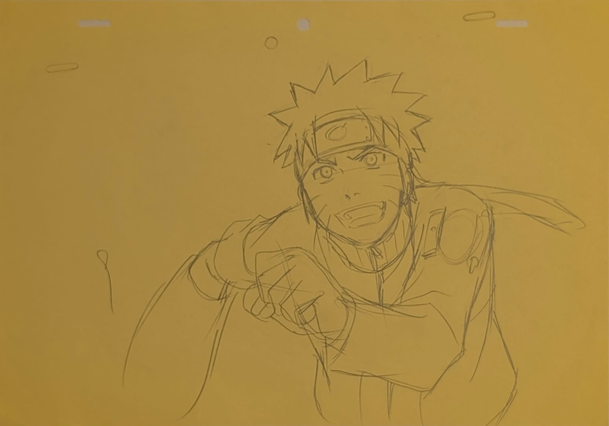 Naruto Shippuden Original Drawing (Naruto Uzumaki)