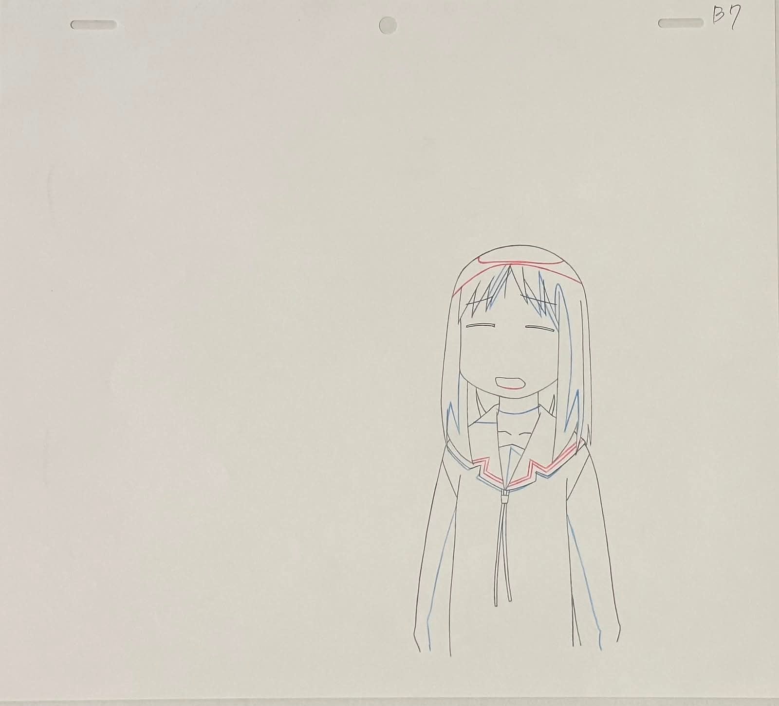 Azumanga Daioh Original Drawing 3 Page set (Kasuga Ayumu, Kagura)