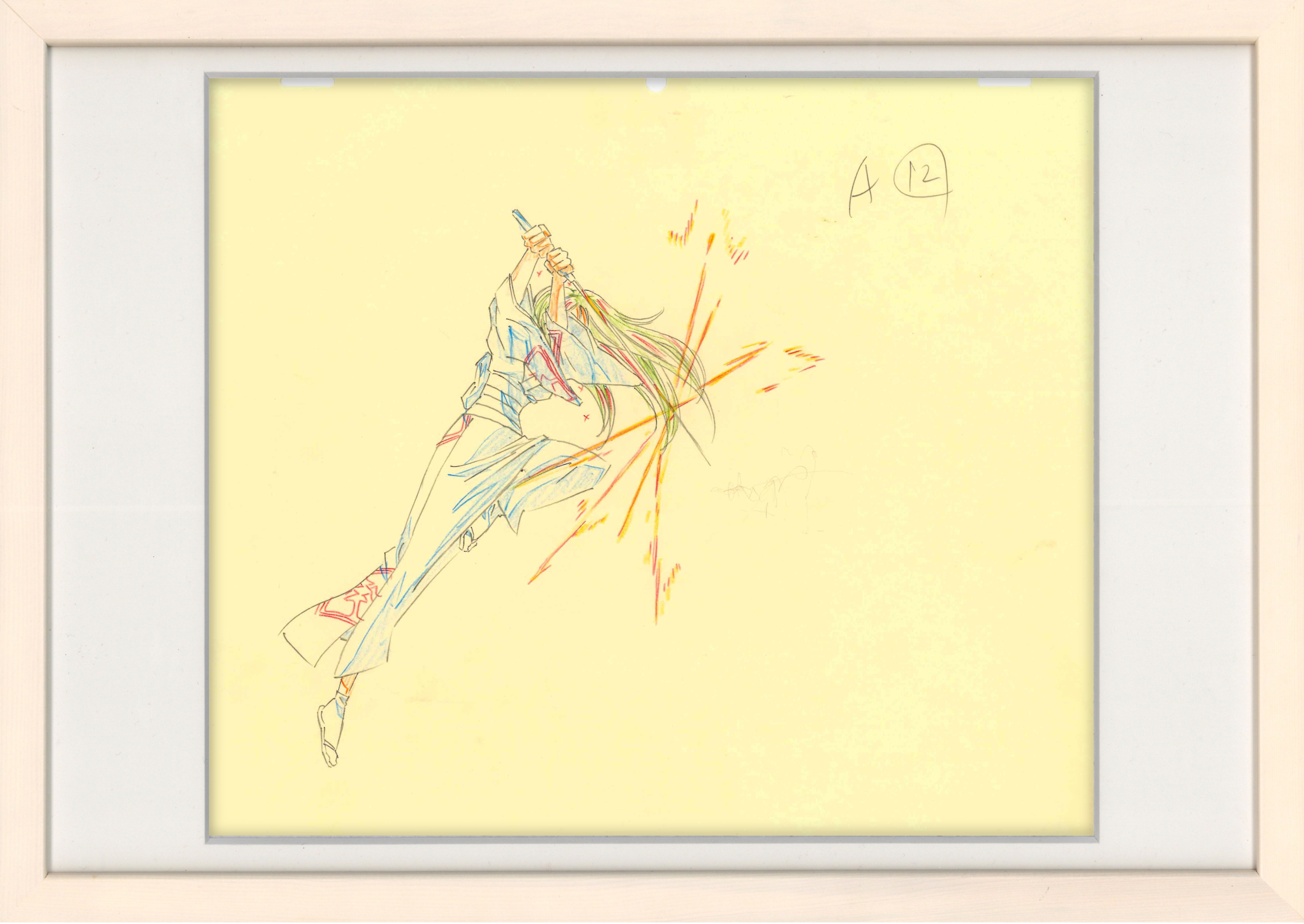 Lupin The Third: Angel Tactics Original Genga (Tsujigiri Kaoru) 2-Piece Set