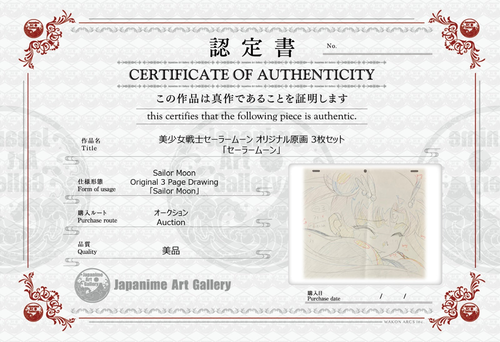 Sailor Moon Original Drawing (Sailor Moon)