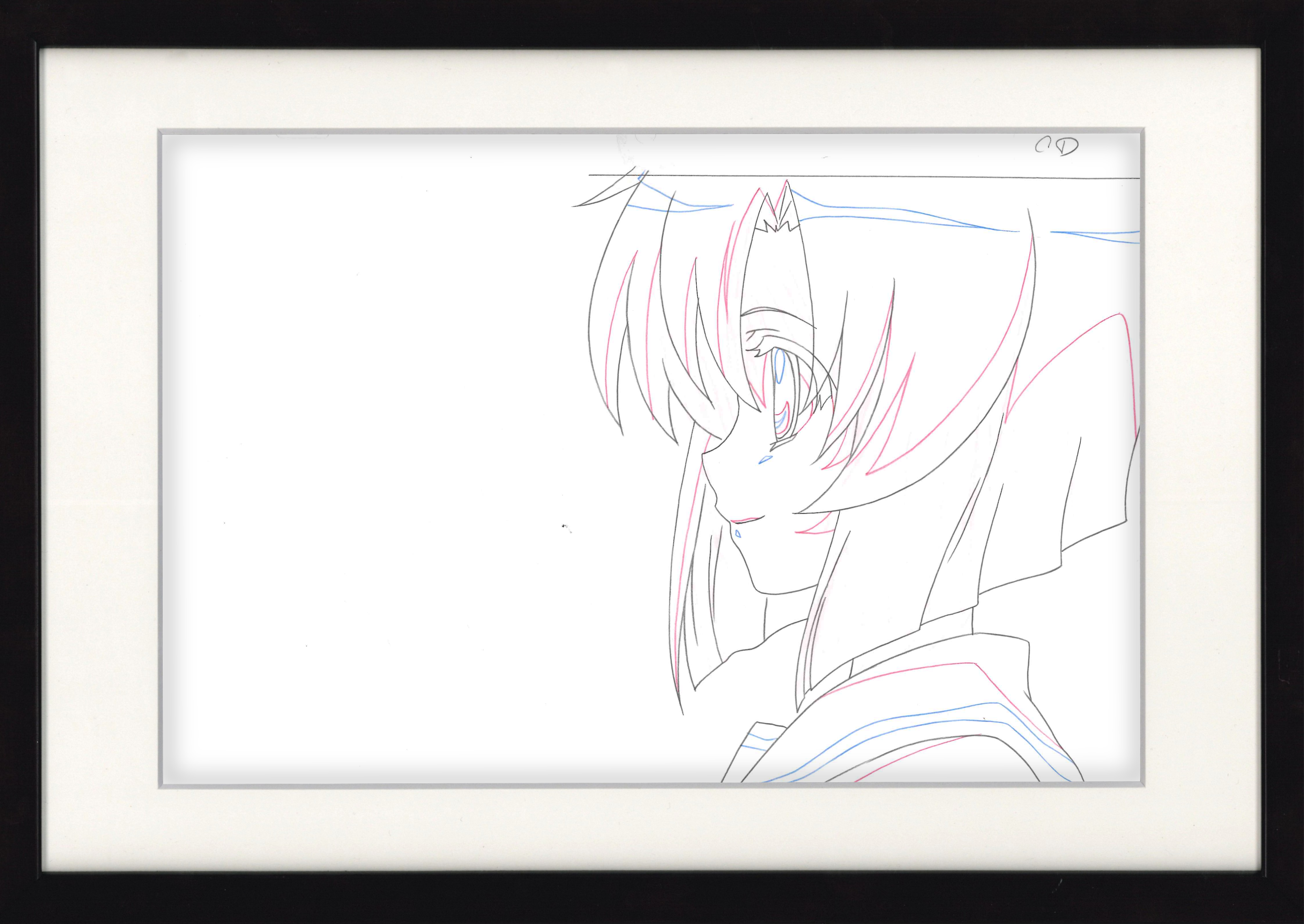 Higurashi When They Cry Original Genga & Douga (Ryugu Rena) 3-Page Set
