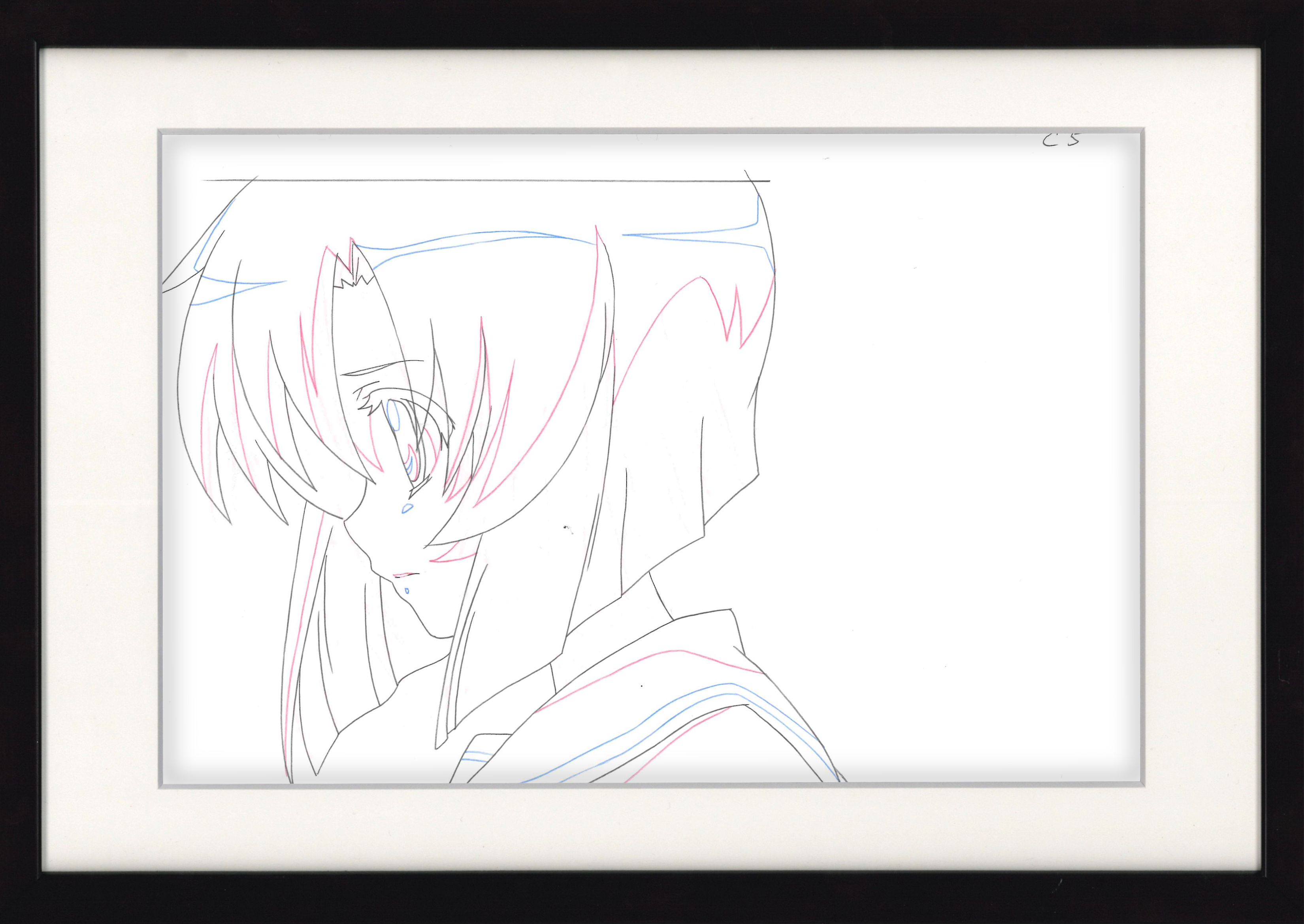 Higurashi When They Cry Original Genga & Douga (Ryugu Rena) 3-Page Set