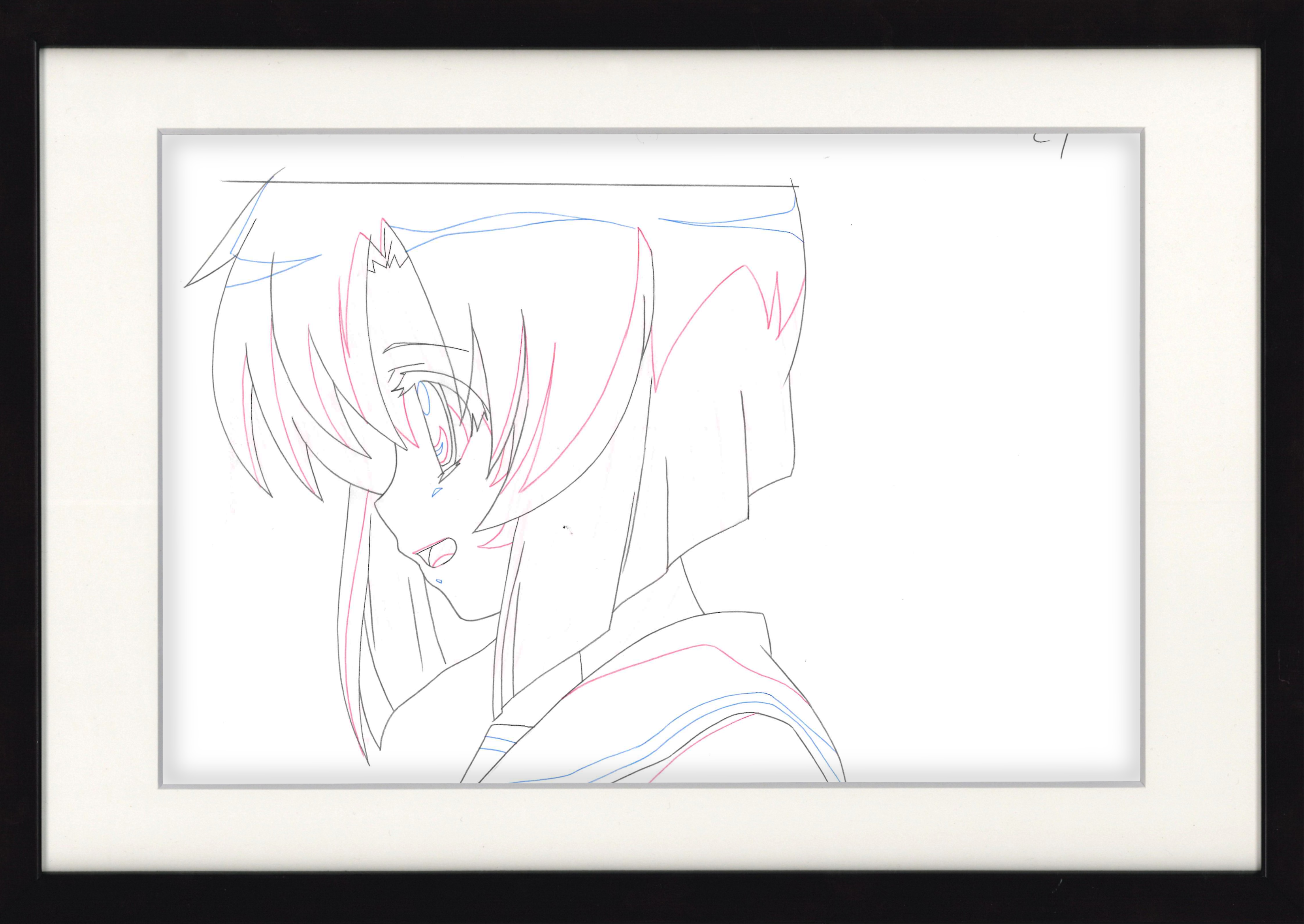 Higurashi When They Cry Original Genga & Douga (Ryugu Rena) 3-Page Set