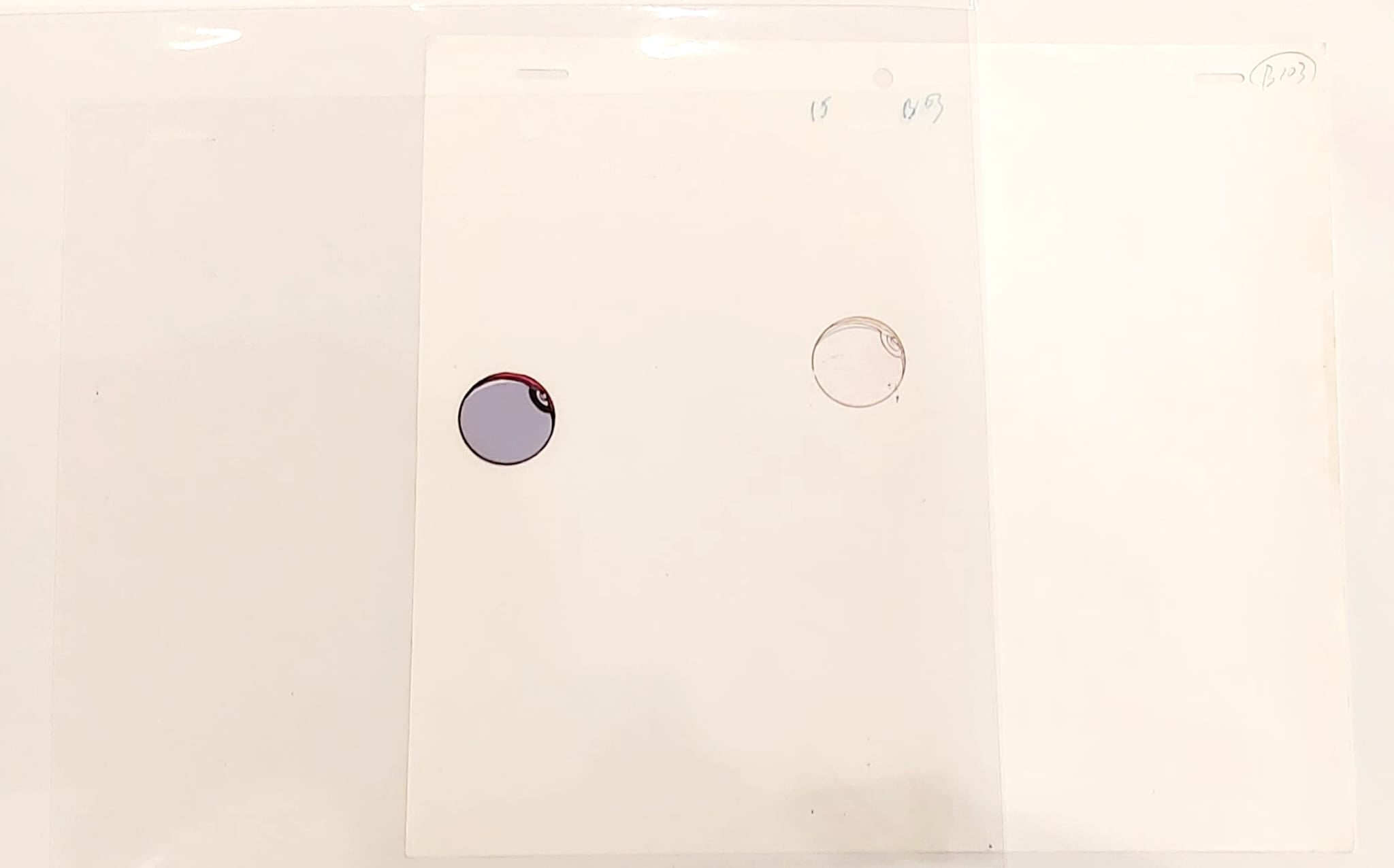 Pokémon Original Sketch & Cel (Poke Ball)