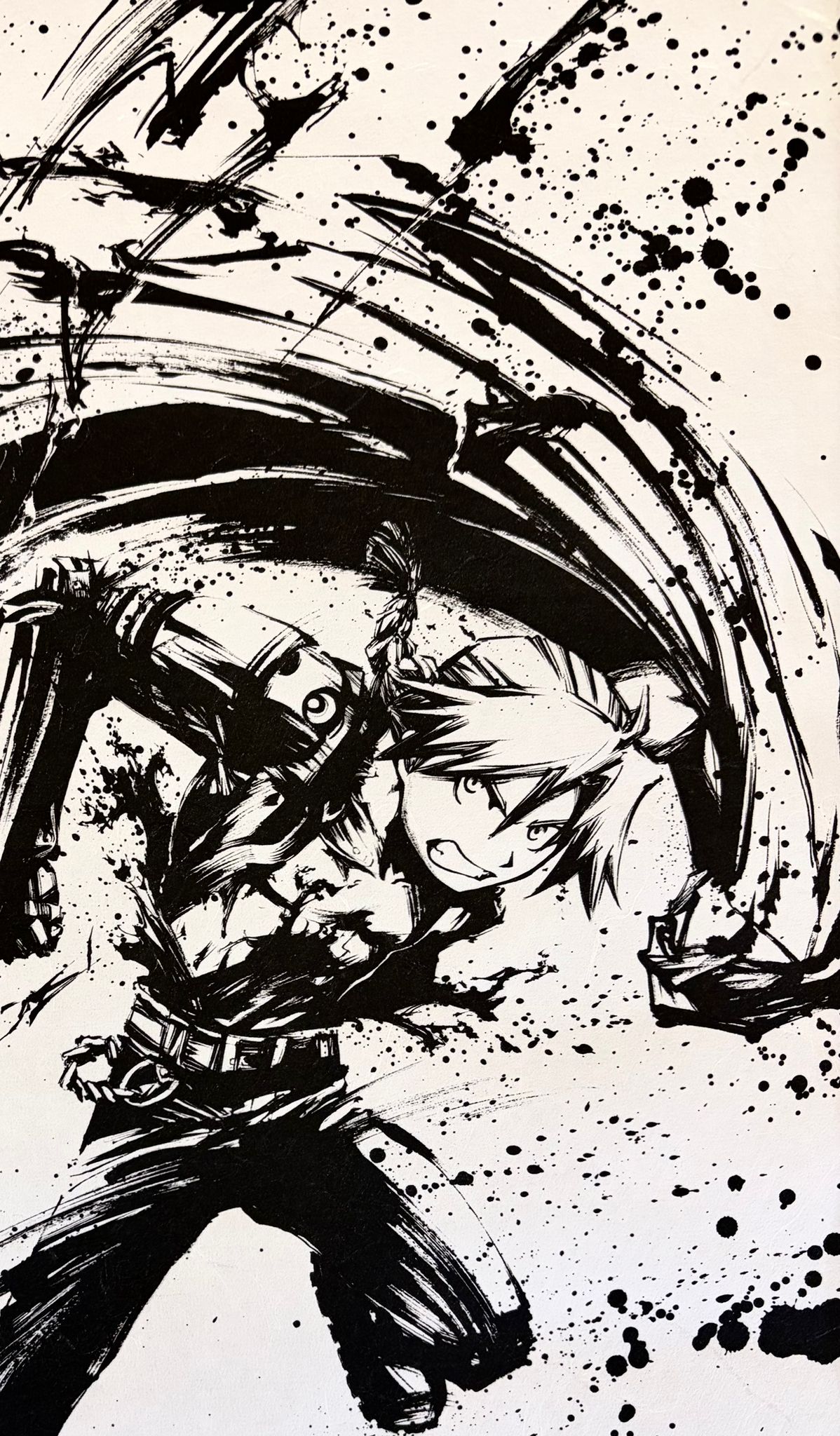 Fullmetal Alchemist Limited Reproduction Sumi-e (Edward Elric)