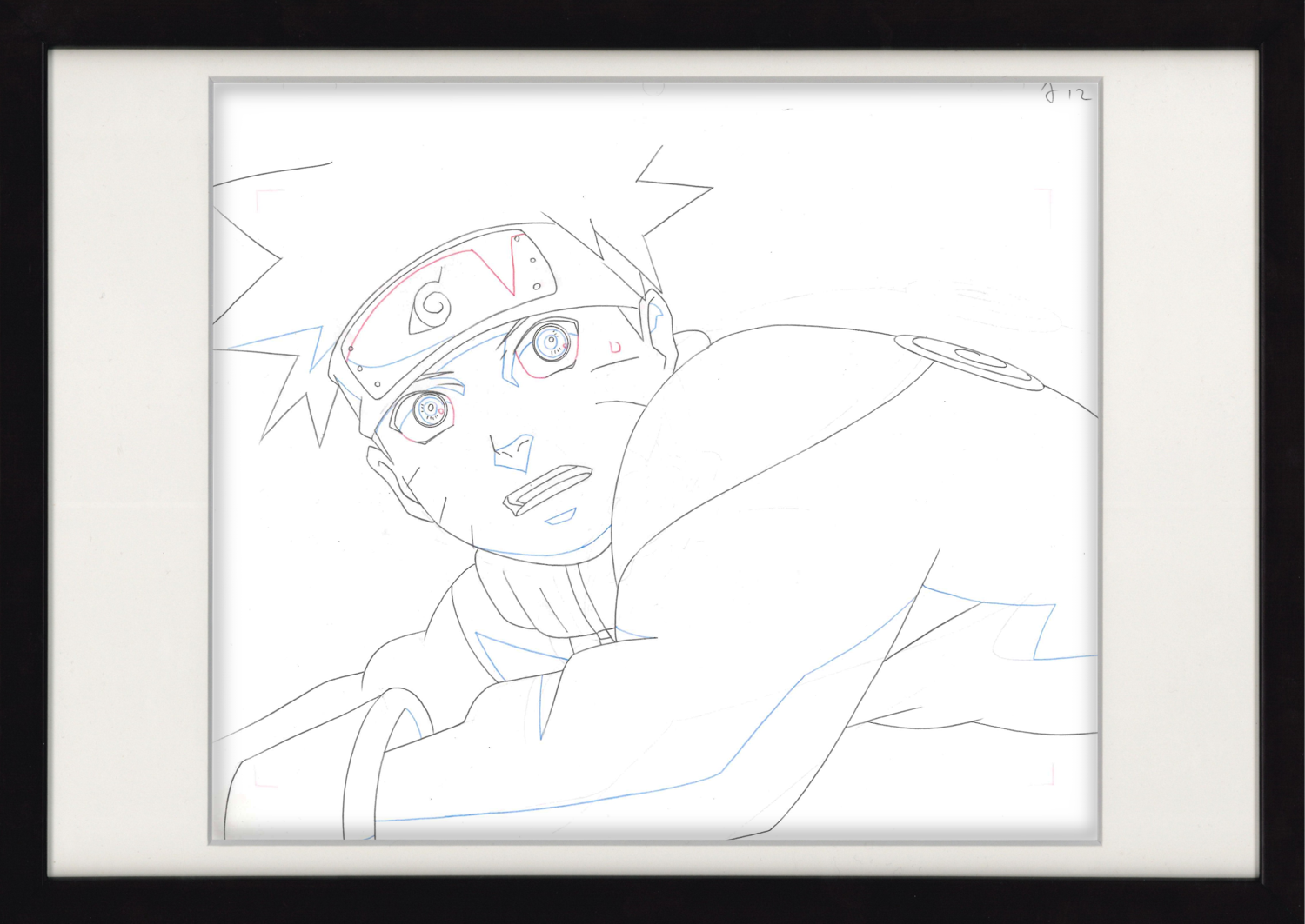 Set de 3 piezas de douga original de Naruto (Naruto Uzumaki)