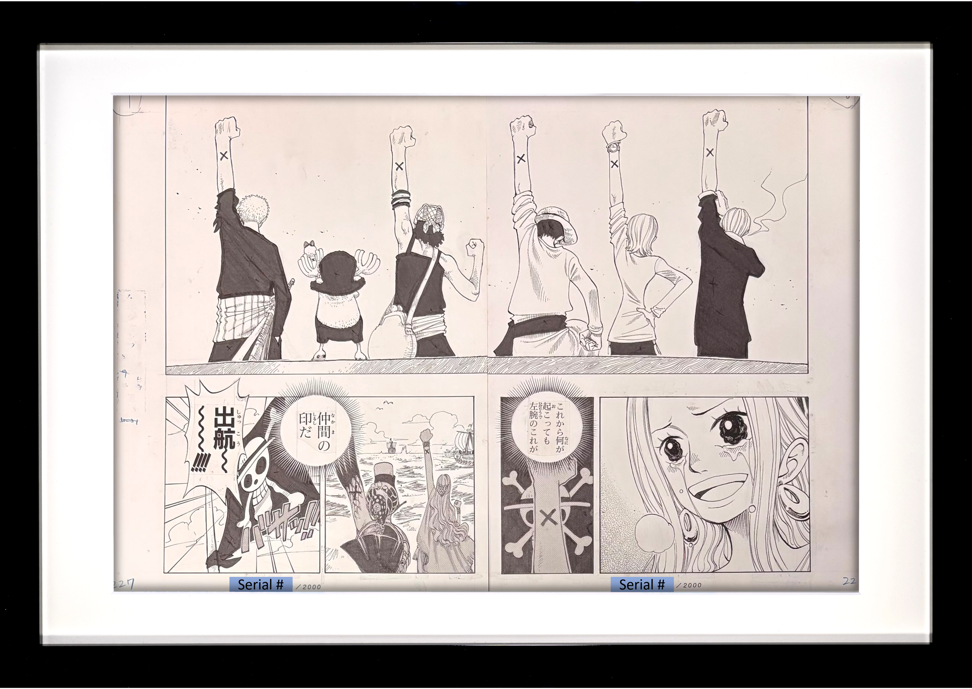 One Piece Numbered Limited Lottery Prize Reproduction (The Sign Of Our Friendship)