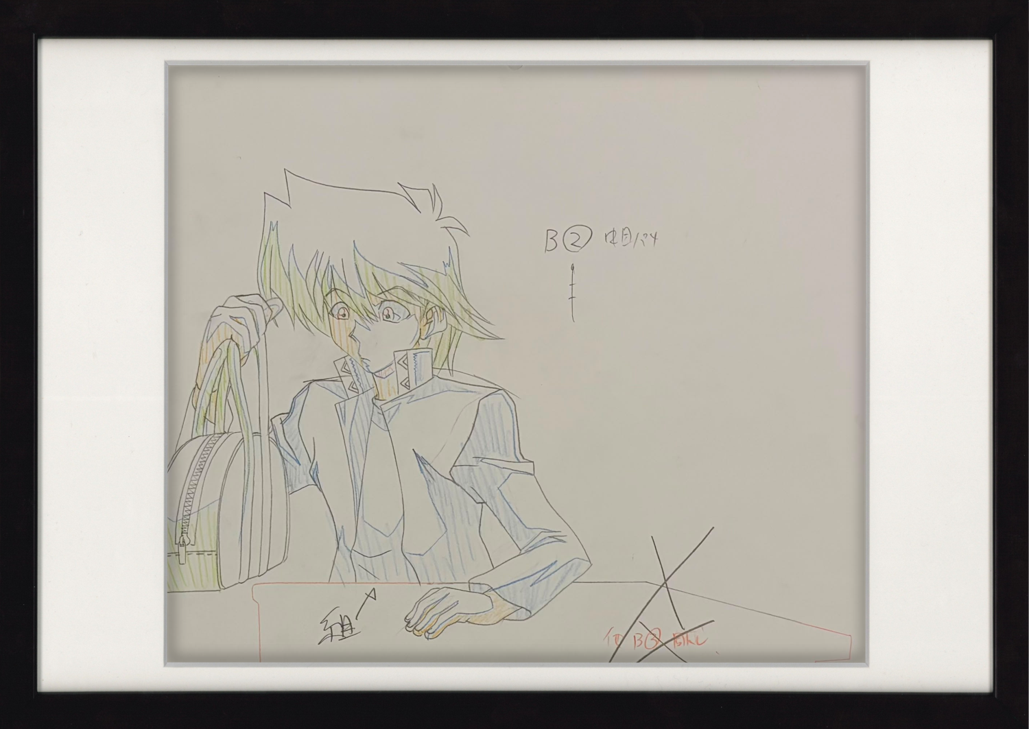 Yu-Gi-Oh! Original Genga (Joey Wheeler) 2-Piece Set