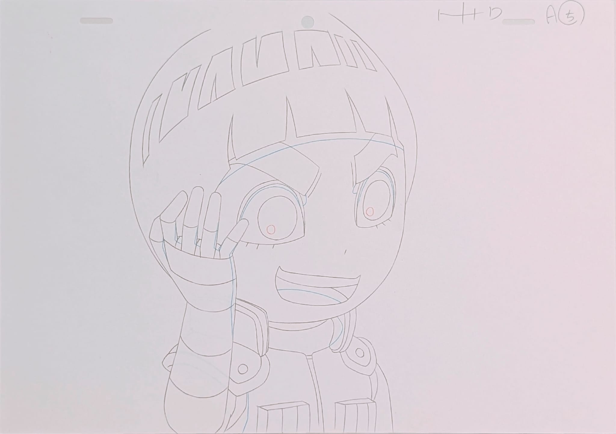 Naruto Original Sketch 3 page Set (Rock Lee)