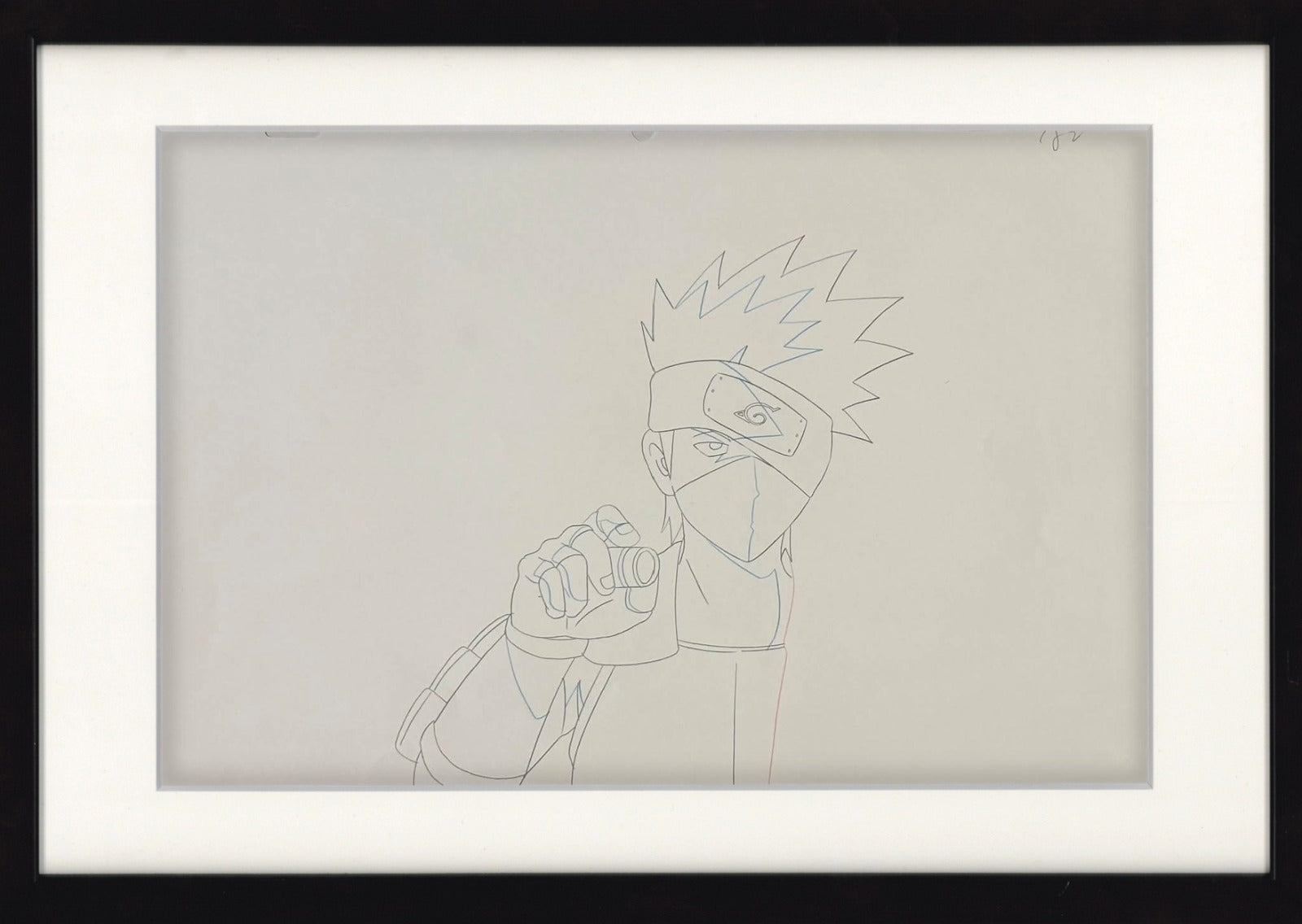 Naruto Shippuden Original Drawing (Kakashi Hatake) 3 page Set