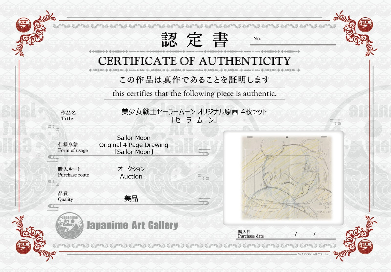 Sailor Moon Original Drawing (Sailor Moon)