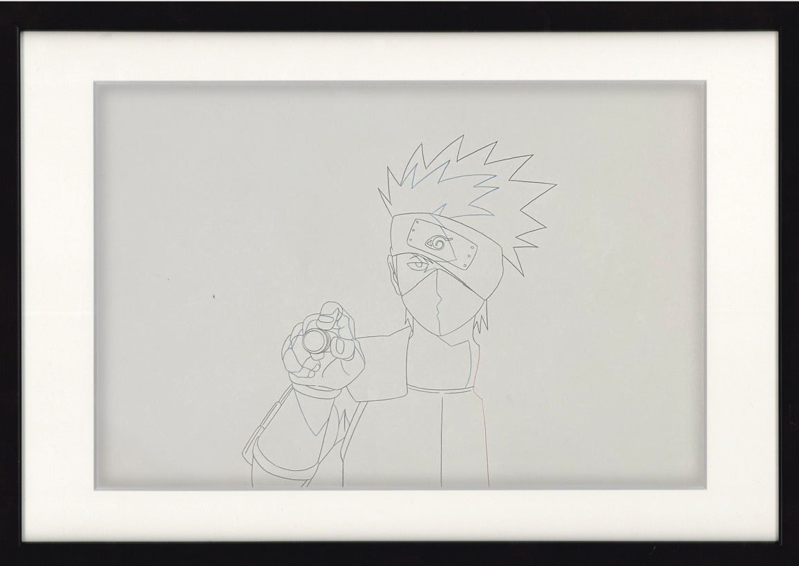 Naruto Shippuden Original Drawing (Kakashi Hatake) 4 page Set