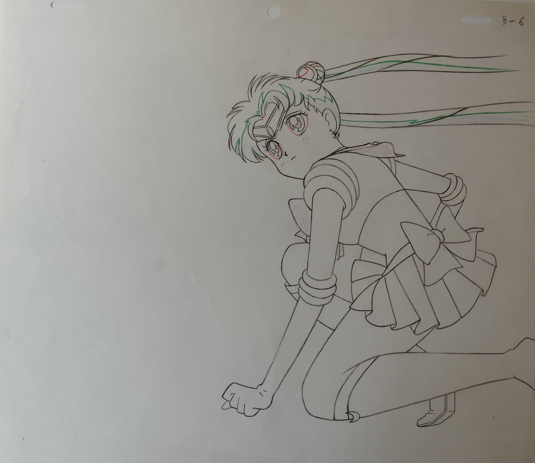 Sailor Moon Original  Cel, Drawing & Background (Serena Tsukino/Usagi Tsukino)