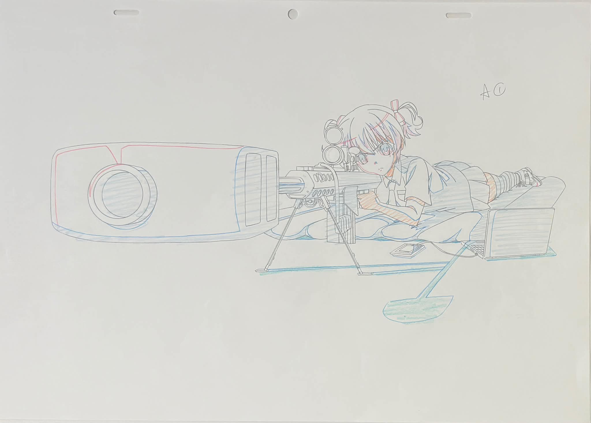 The Fruit of Grisaia Original Drawing (Makina Irisu) 8-page Set