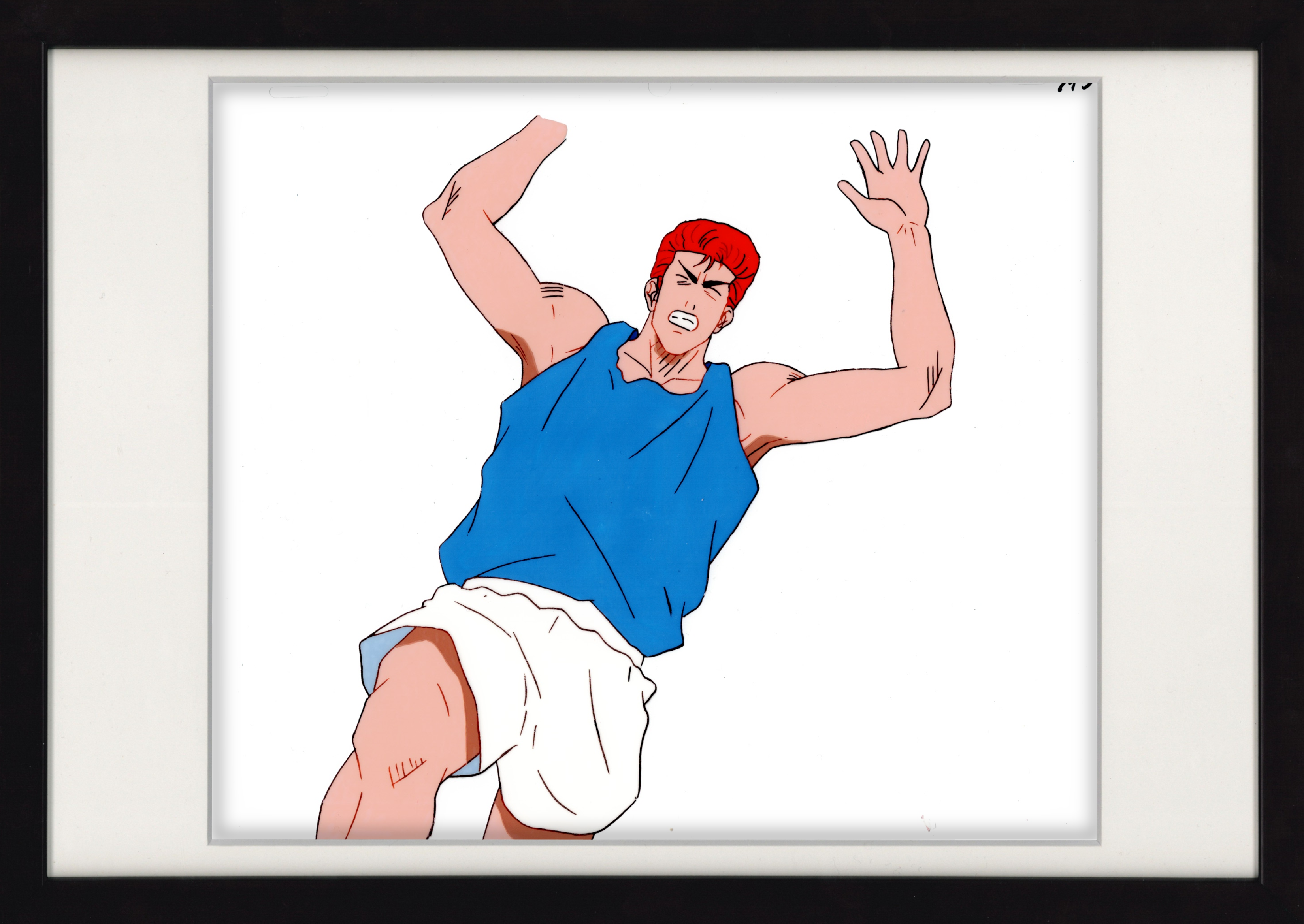 Slam Dunk Original Cel and Genga (Hanamichi Sakuragi) 2-Piece Set